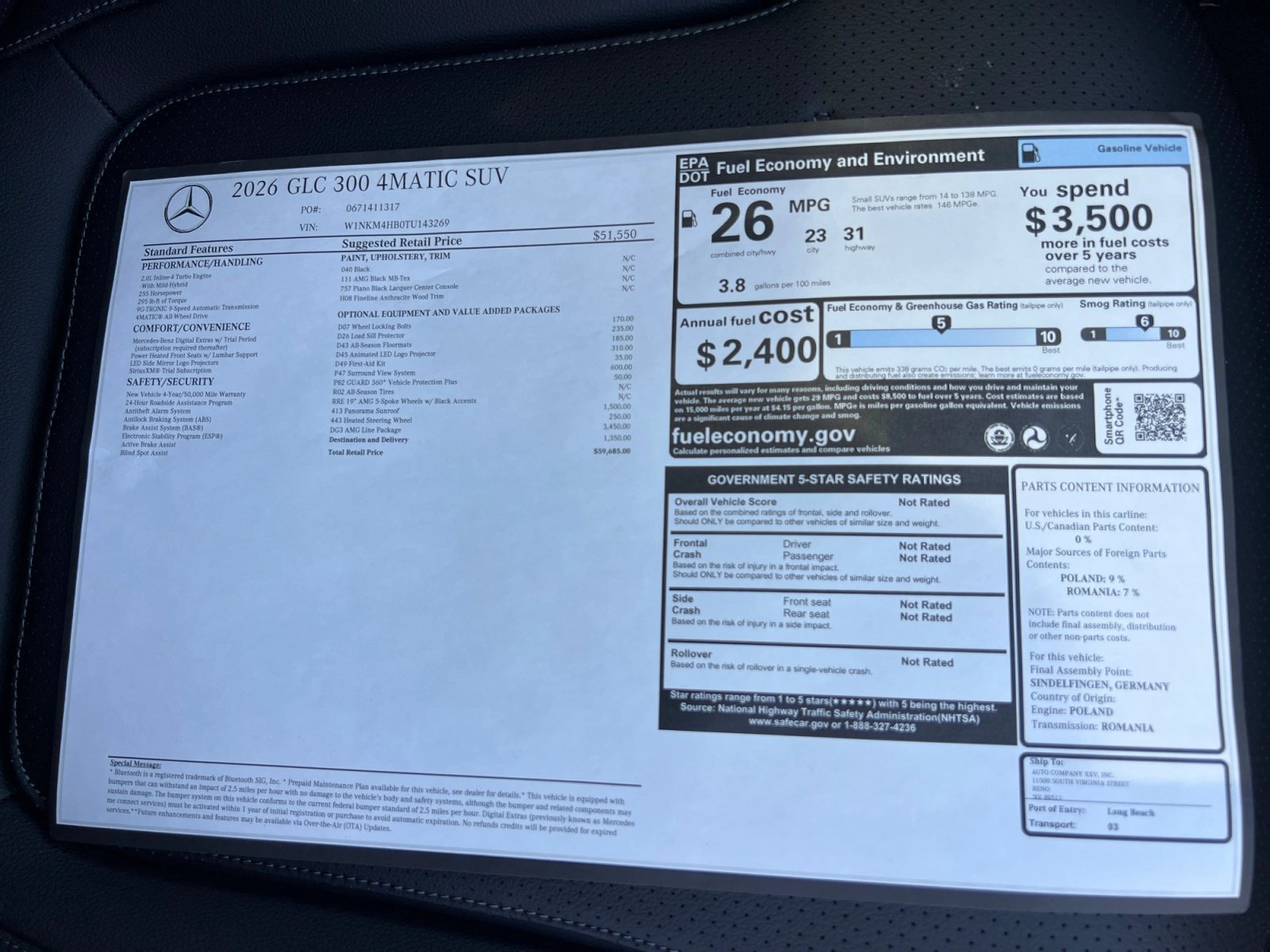 New 2026 Mercedes-Benz GLC 300 4MATIC image 19