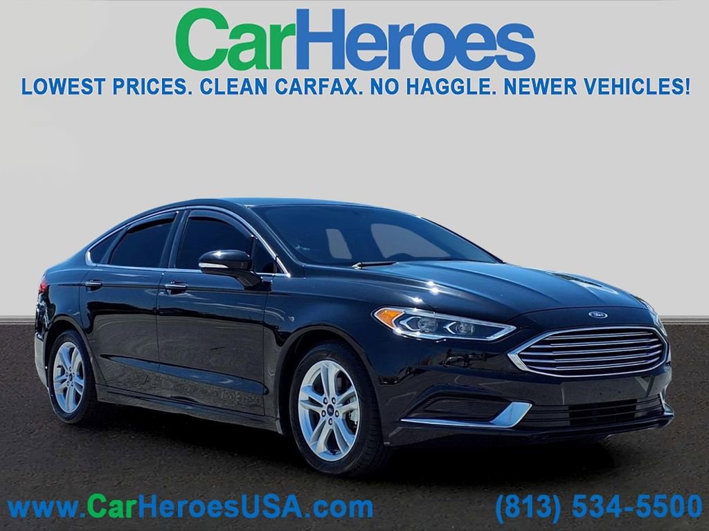 Used 2018 Ford Fusion SE w/ Fusion SE Technology Package FWD image 1