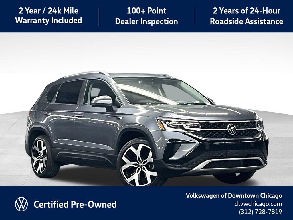Used 2022 Volkswagen Taos SEL w/ Panoramic Sunroof Package