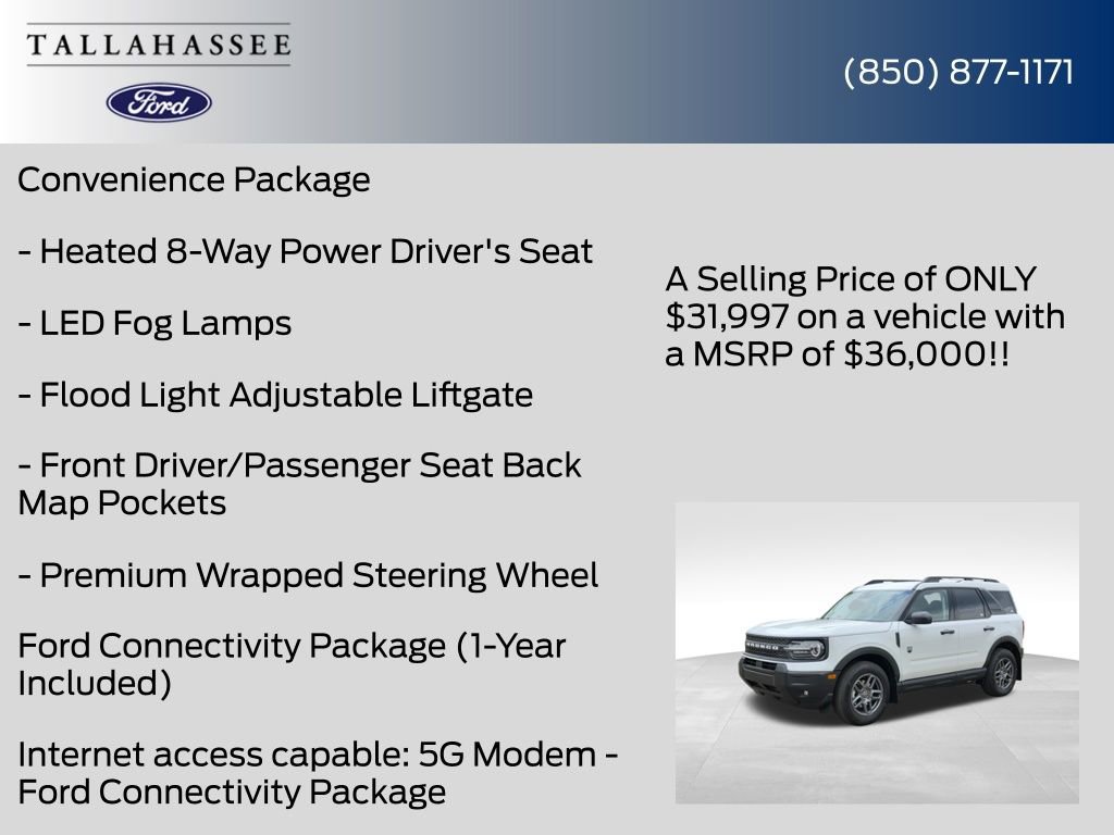 New 2026 Ford Bronco Sport Big Bend w/ Convenience Package AWD/4WD image 12
