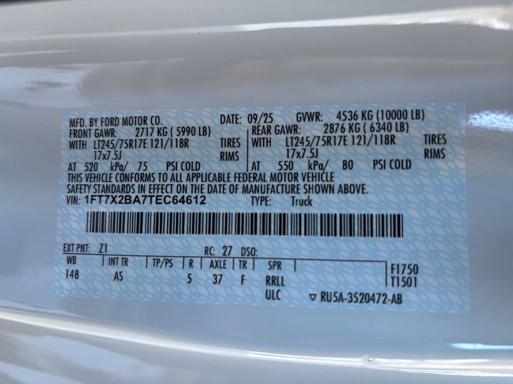 New 2026 Ford F250 XL w/ XL Chrome Package image 30