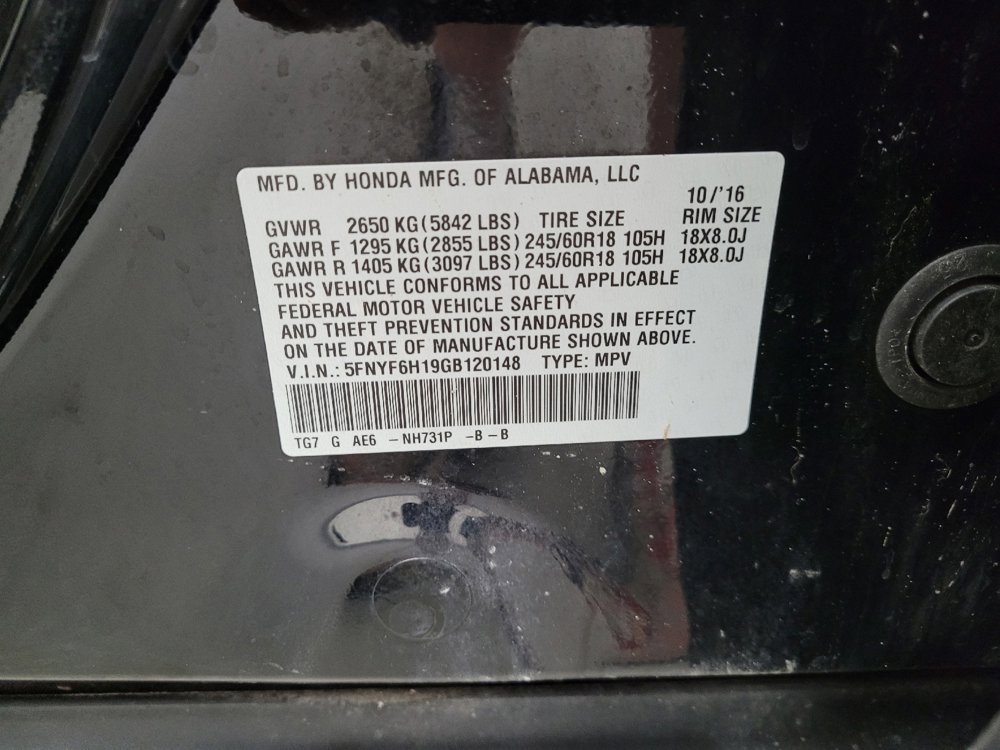 Used 2016 Honda Pilot LX image 33