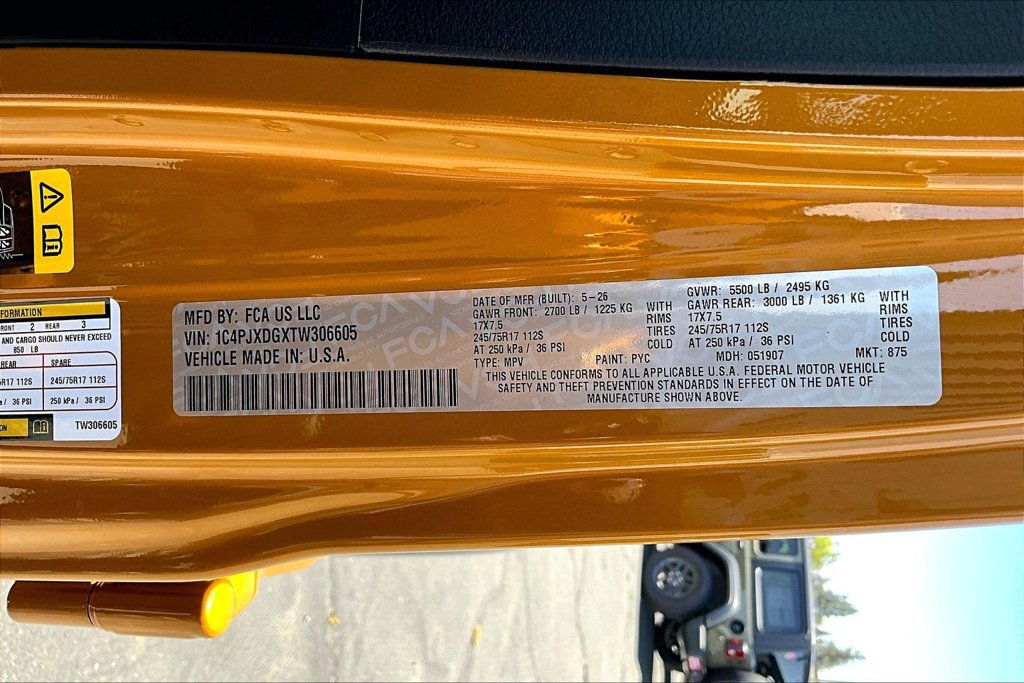 New 2026 Jeep Wrangler Unlimited Sport AWD/4WD image 34