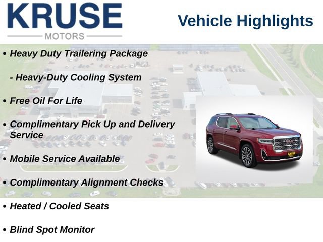Used 2020 GMC Acadia Denali w/ Trailering Package AWD/4WD image 26