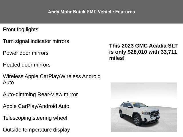 Used 2023 GMC Acadia SLT image 16