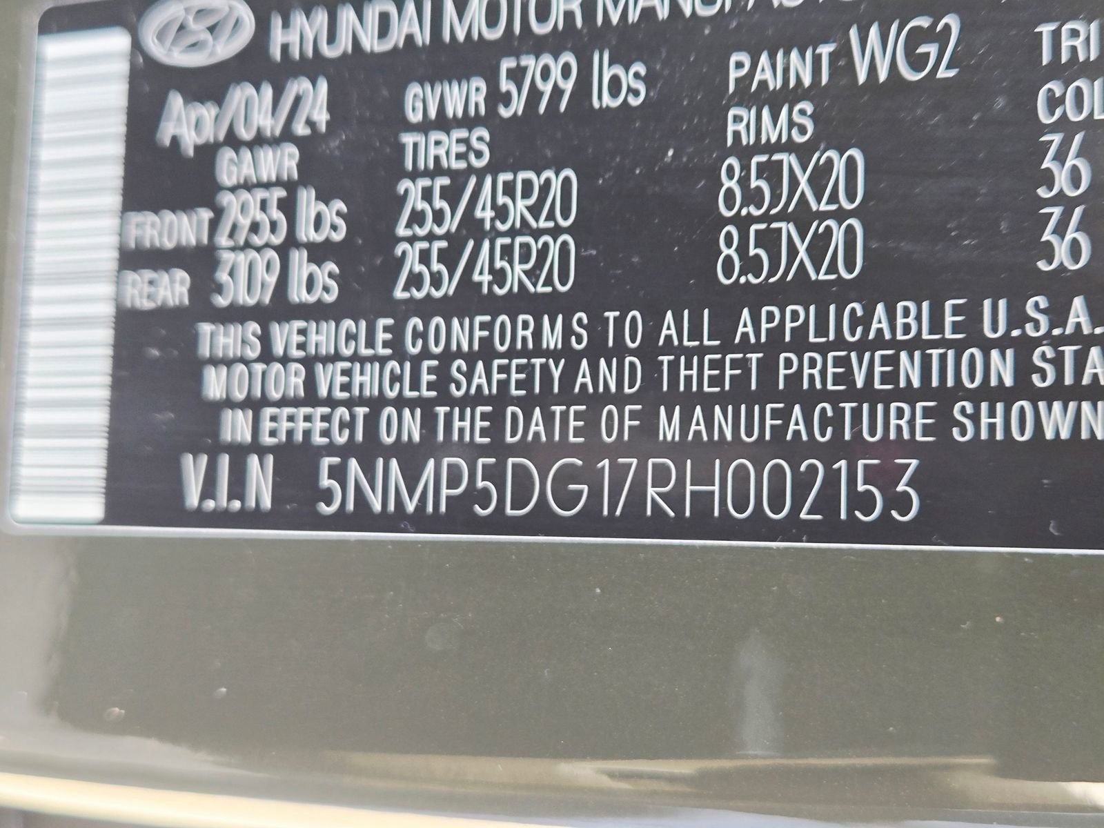 Used 2024 Hyundai Santa Fe Calligraphy image 31