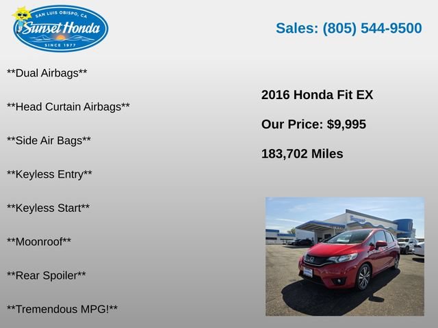 Used 2016 Honda Fit EX image 9