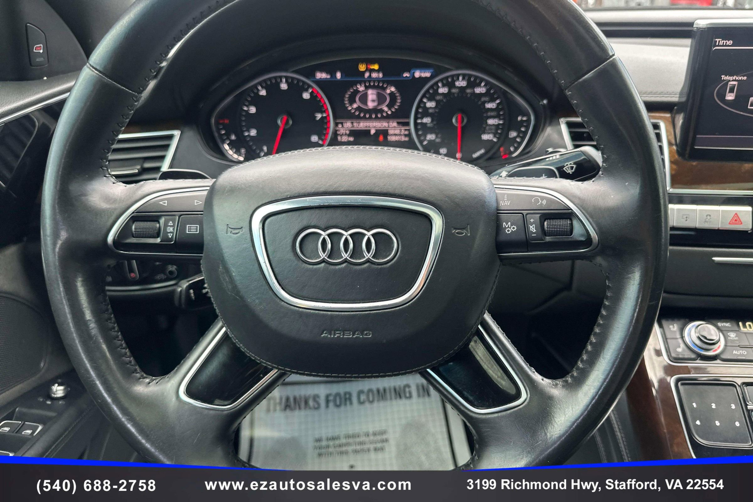 Used 2015 Audi A8 L 4.0T w/ Premium Package AWD/4WD image 27