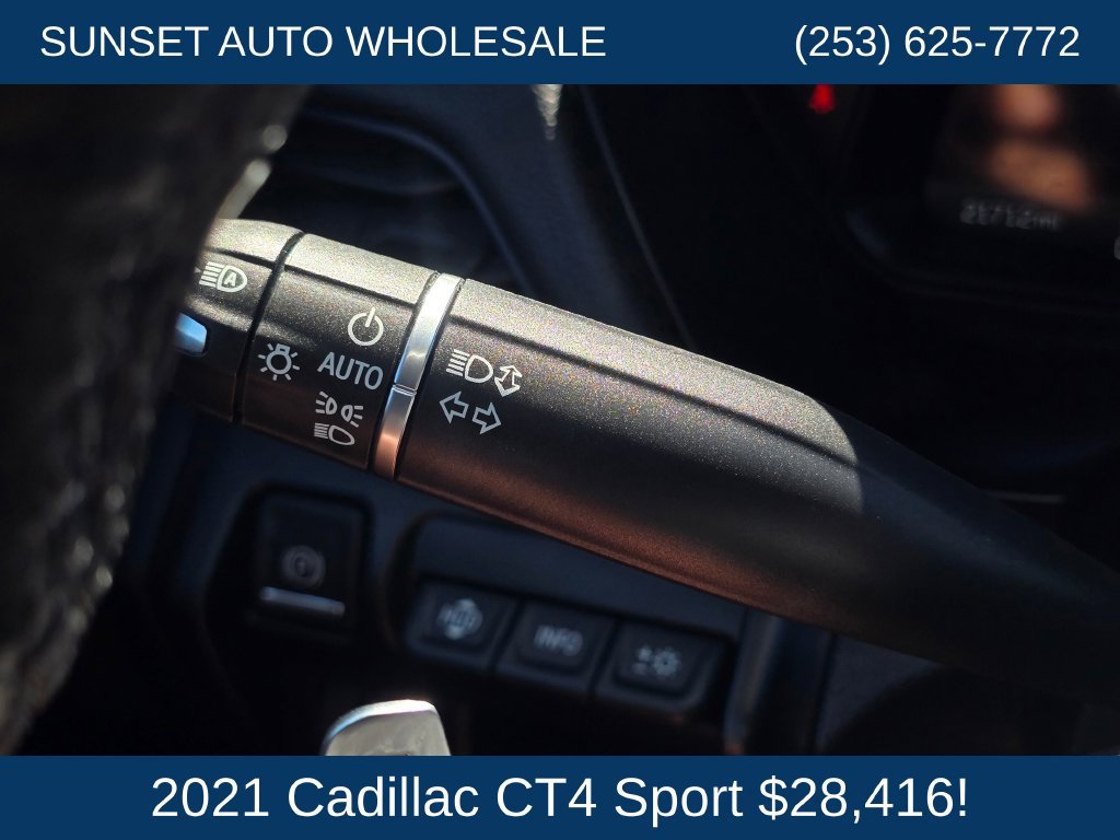 Used 2021 Cadillac CT4 Sport w/ Technology Package AWD/4WD image 31