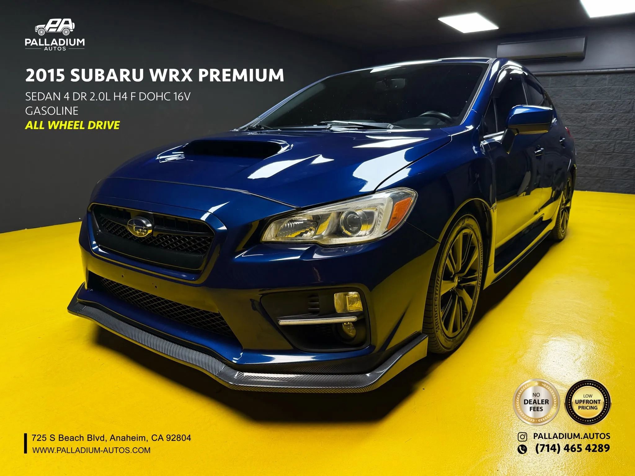 Used 2015 Subaru WRX Premium w/ Popular Package #2 image 1