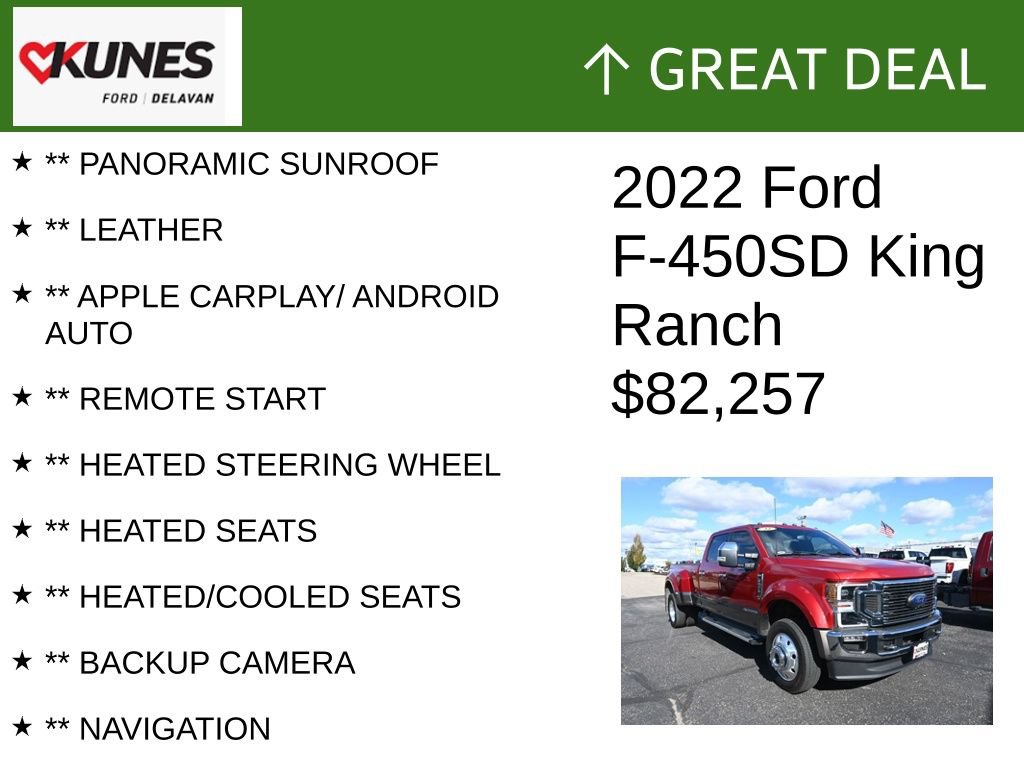 Used 2022 Ford F450 King Ranch w/ King Ranch Ultimate Package AWD/4WD video 2