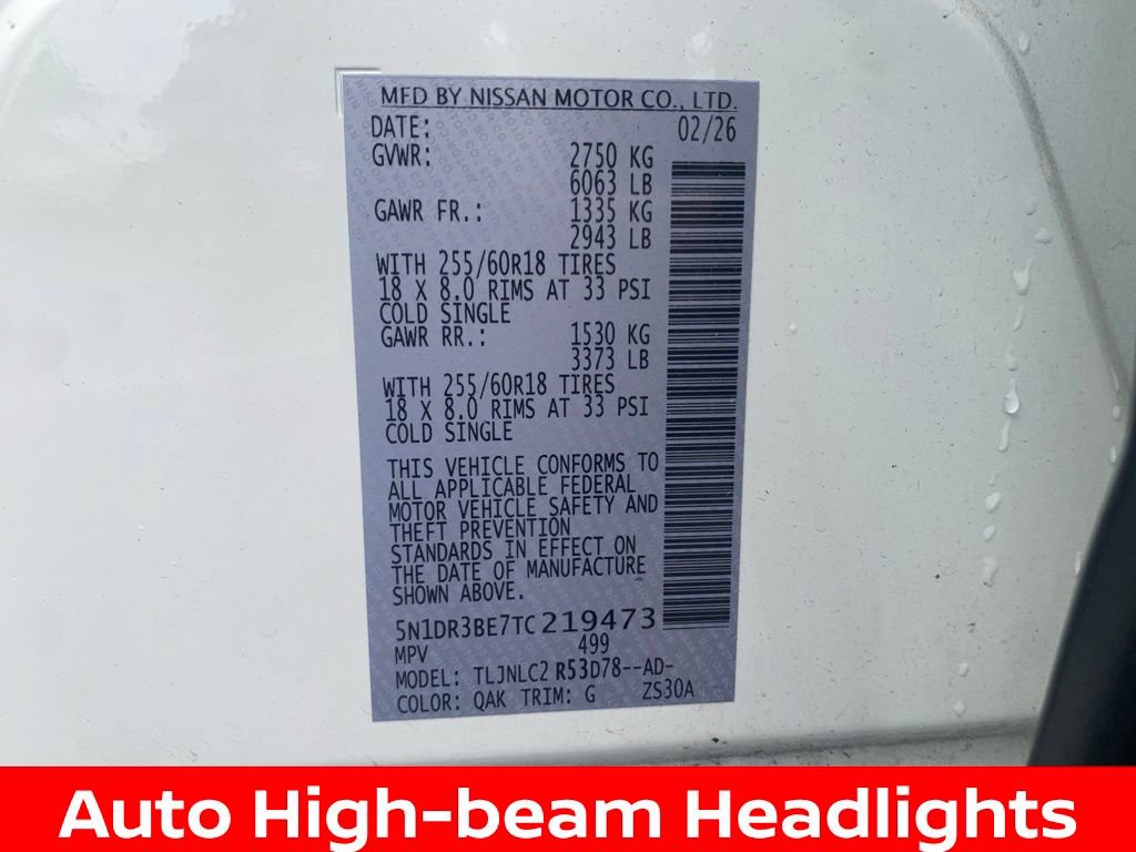 Certified 2026 Nissan Pathfinder SV AWD/4WD image 10