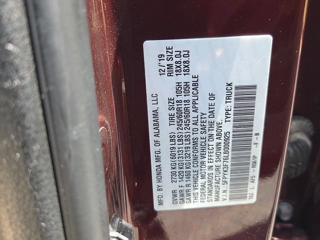 Used 2020 Honda Ridgeline RTL-E image 10