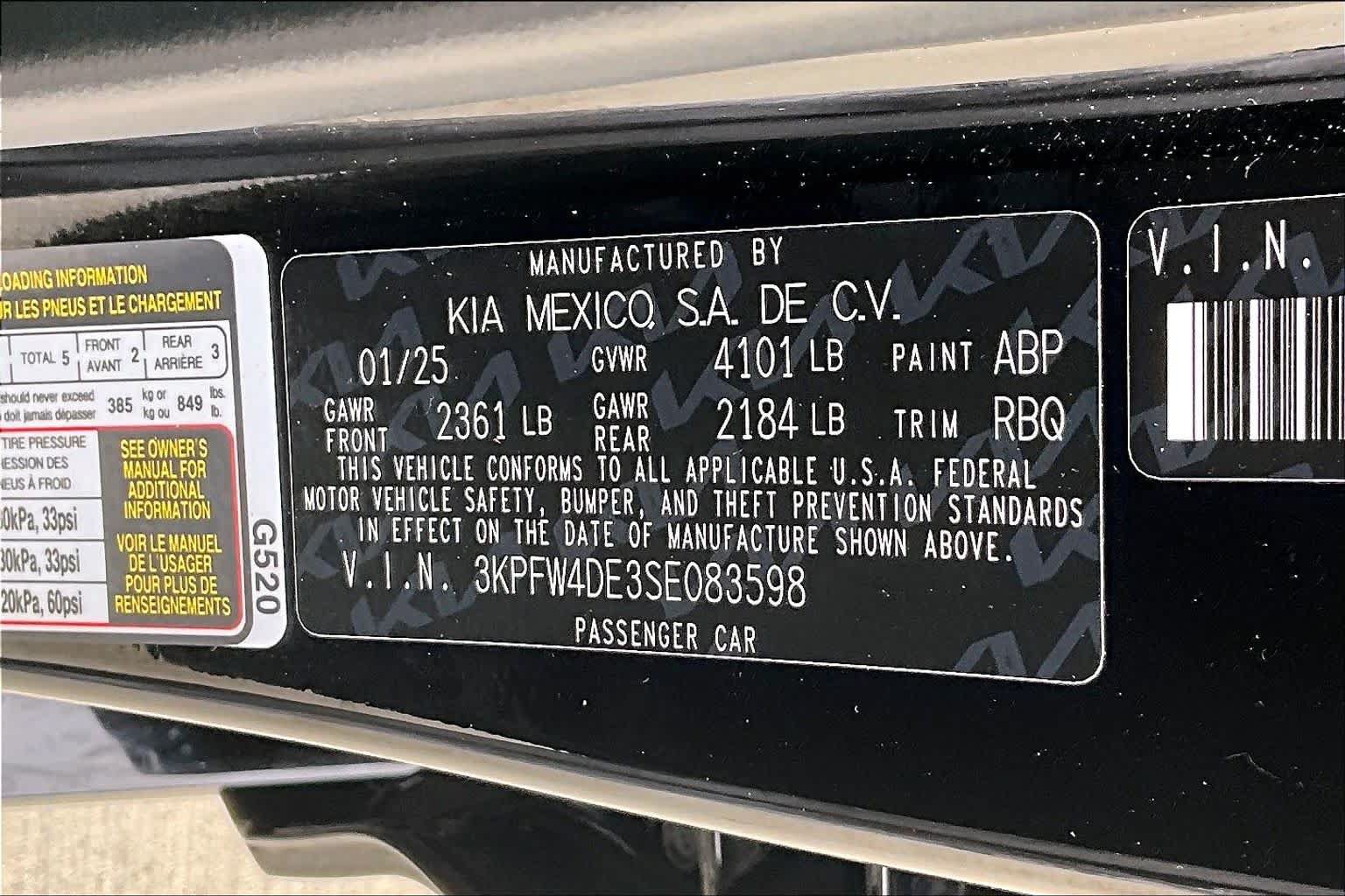 Used 2025 Kia K4 EX w/ GT-Line Sunroof Package FWD image 67