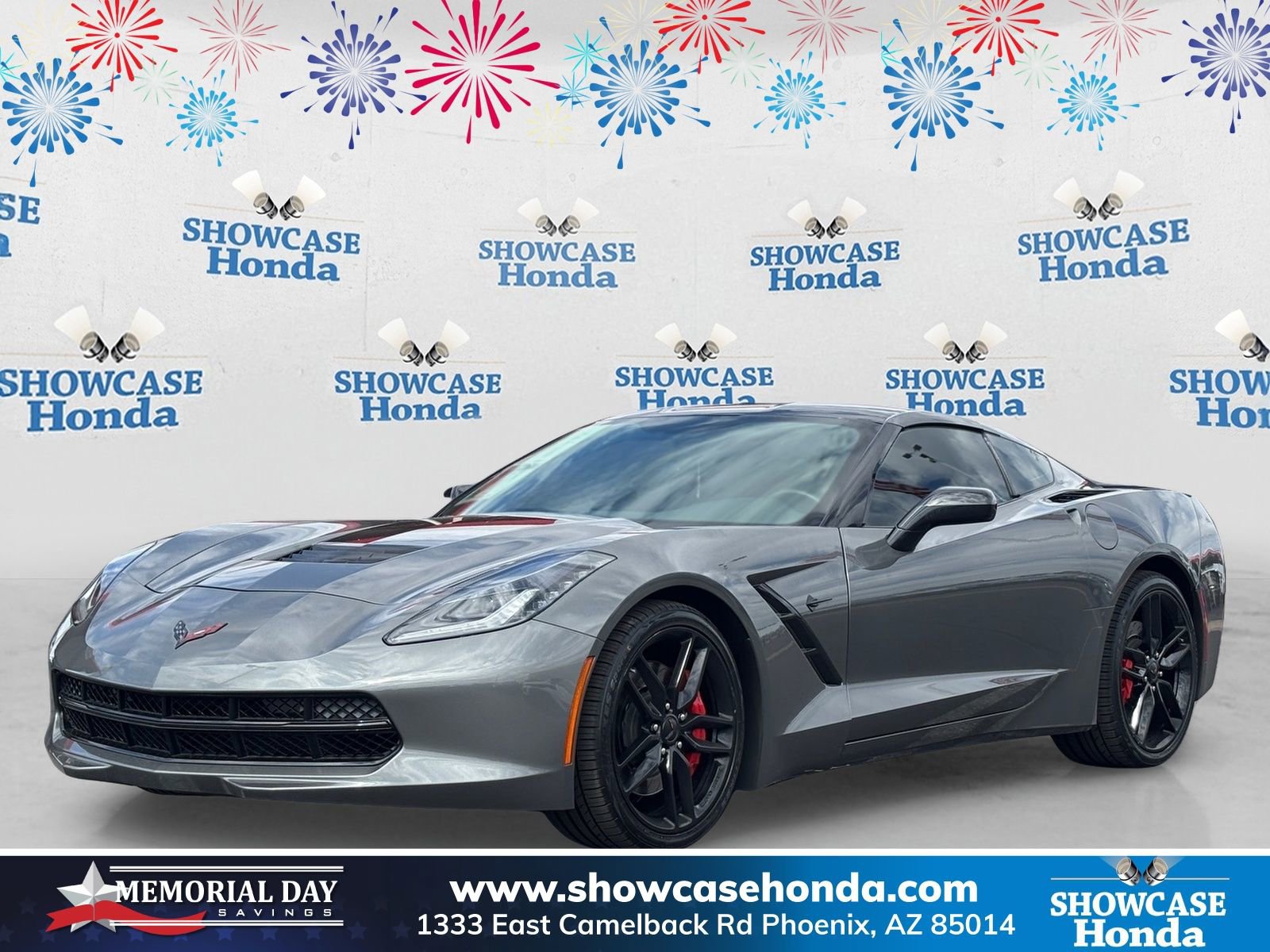 Used 2016 Chevrolet Corvette Stingray Coupe w/ Carbon Flash Badge Package