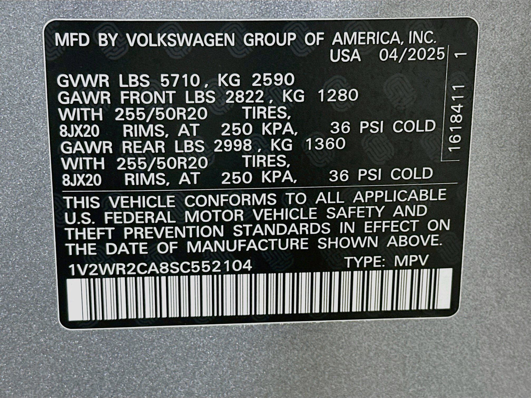 Used 2025 Volkswagen Atlas SE FWD image 12