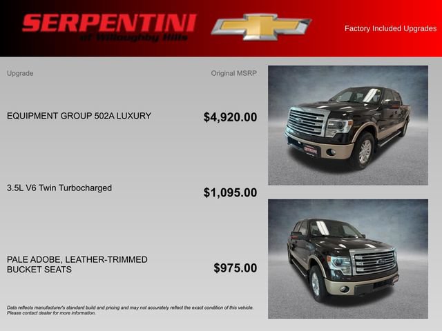 Used 2014 Ford F150 Lariat w/ Equipment Group 502A Luxury AWD/4WD image 4