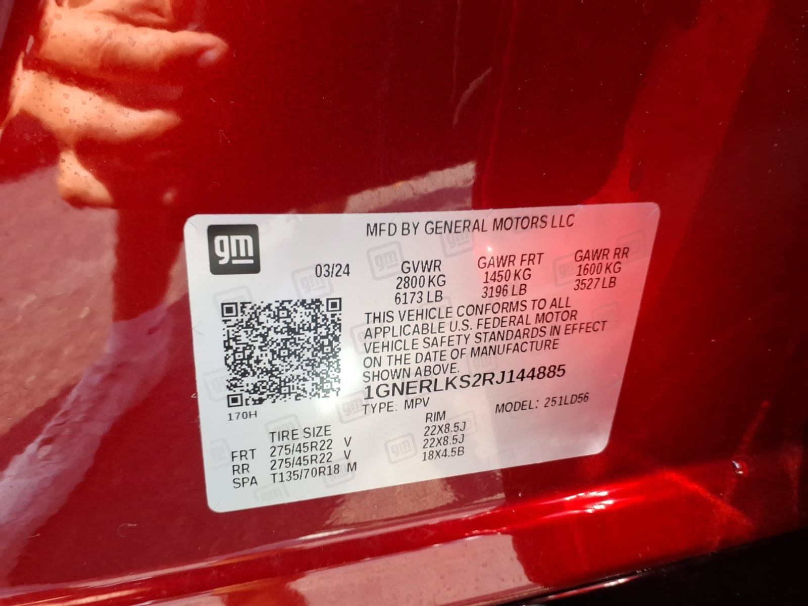 Used 2024 Chevrolet Traverse RS FWD image 27