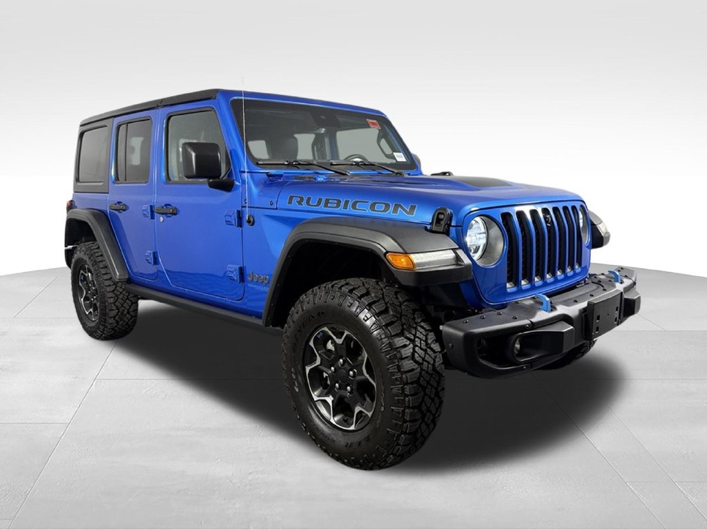Used 2022 Jeep Wrangler Unlimited Rubicon 4xe w/ Steel Bumper Group AWD/4WD image 4