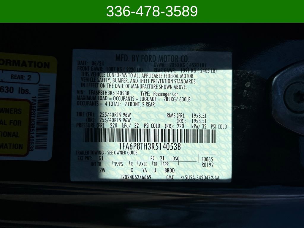 Used 2024 Ford Mustang EcoBoost image 20