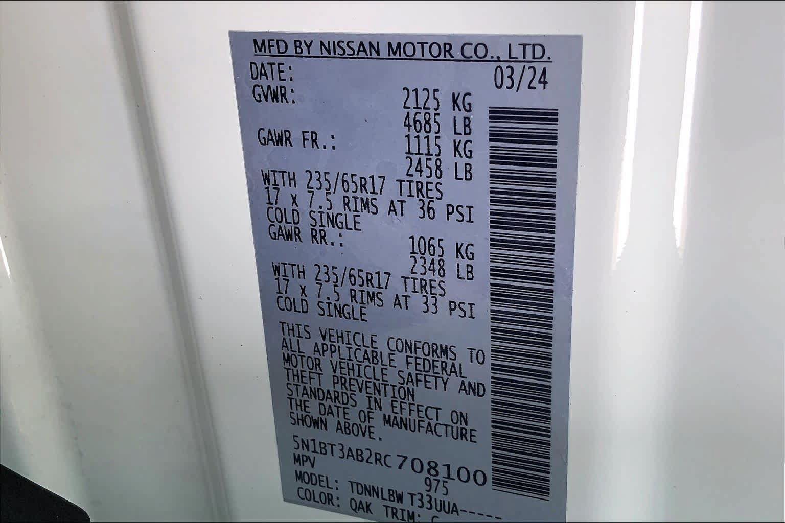 Used 2024 Nissan Rogue S AWD/4WD image 33