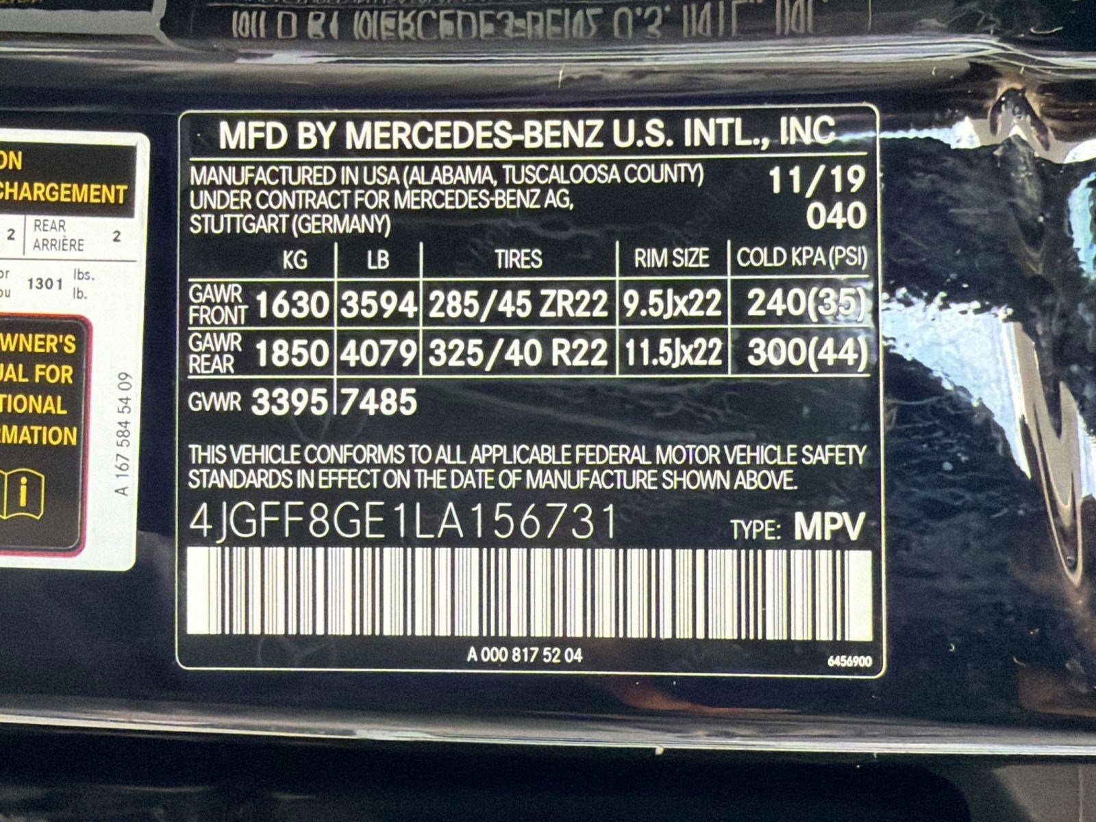 Certified 2020 Mercedes-Benz GLS 580 4MATIC image 15