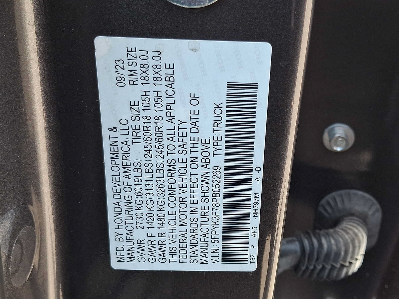 Certified 2023 Honda Ridgeline RTL-E image 27