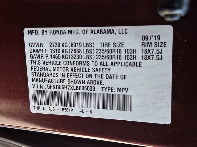 Used 2020 Honda Odyssey EX-L image 32