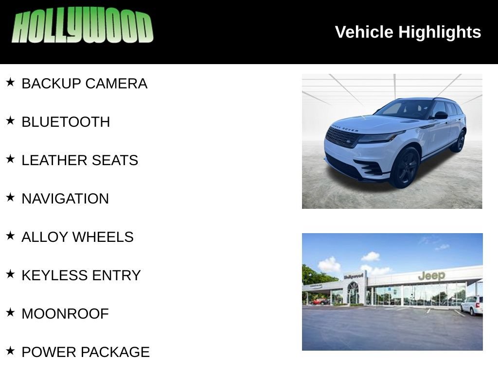 Used 2025 Land Rover Range Rover Velar Dynamic SE AWD/4WD image 3