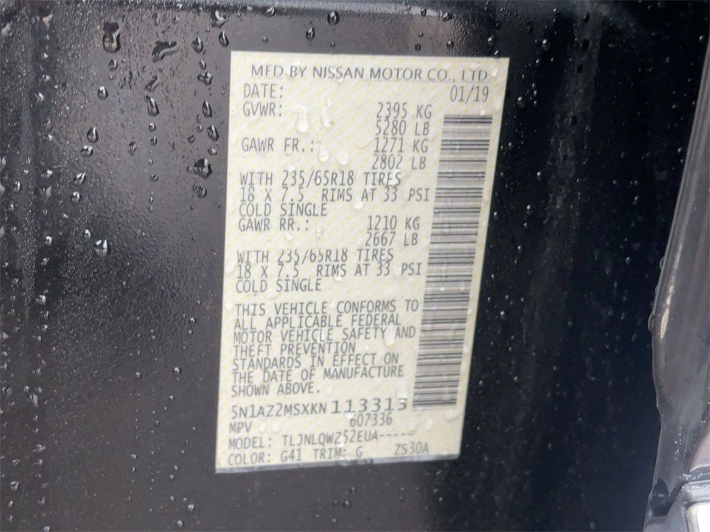 Used 2019 Nissan Murano SV image 30