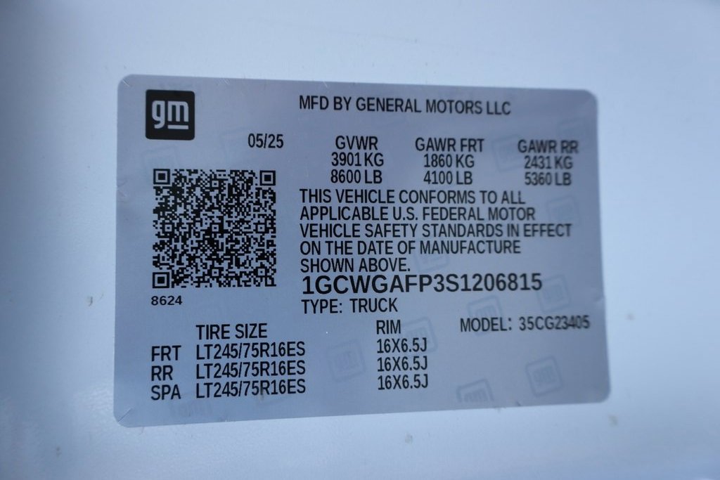 New 2025 Chevrolet Express 2500 w/ Driver Convenience Package image 25