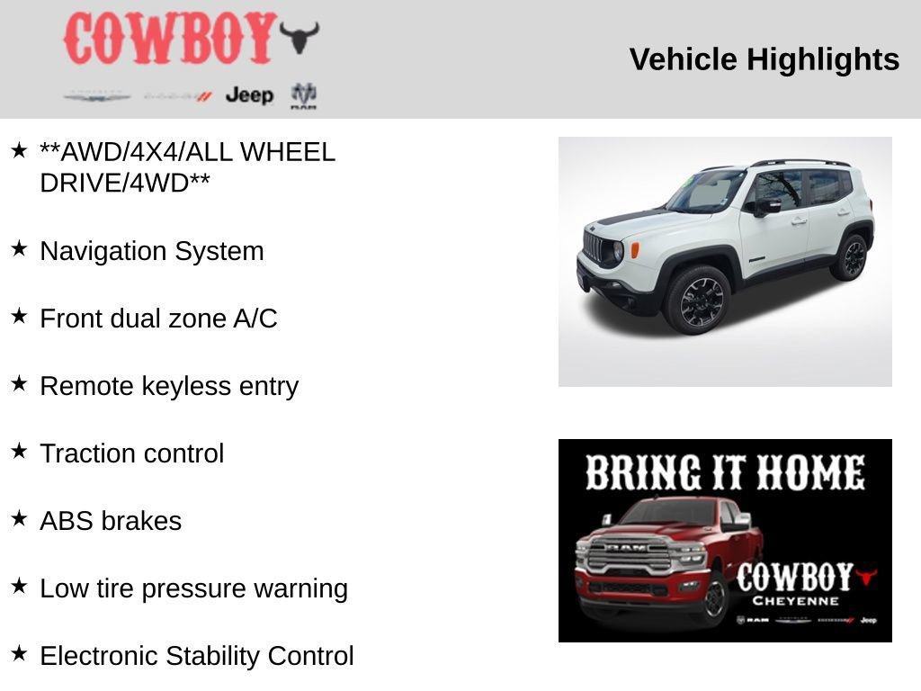 Used 2023 Jeep Renegade Latitude AWD/4WD image 5