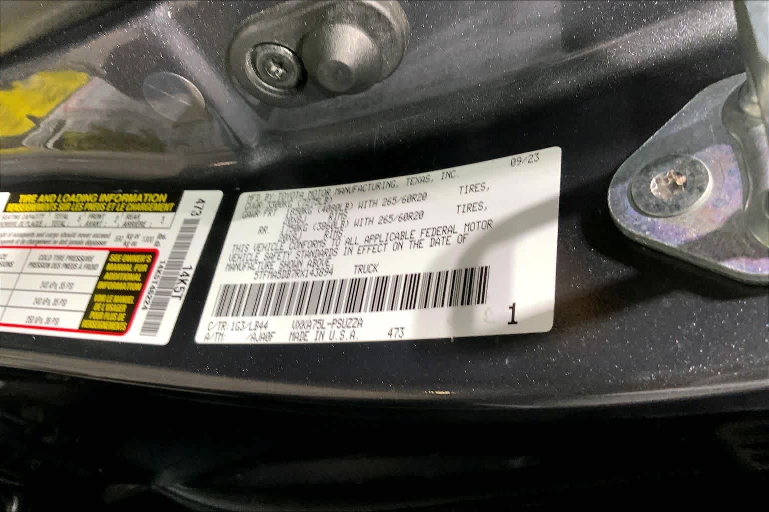 Used 2024 Toyota Tundra 1794 Edition AWD/4WD image 37