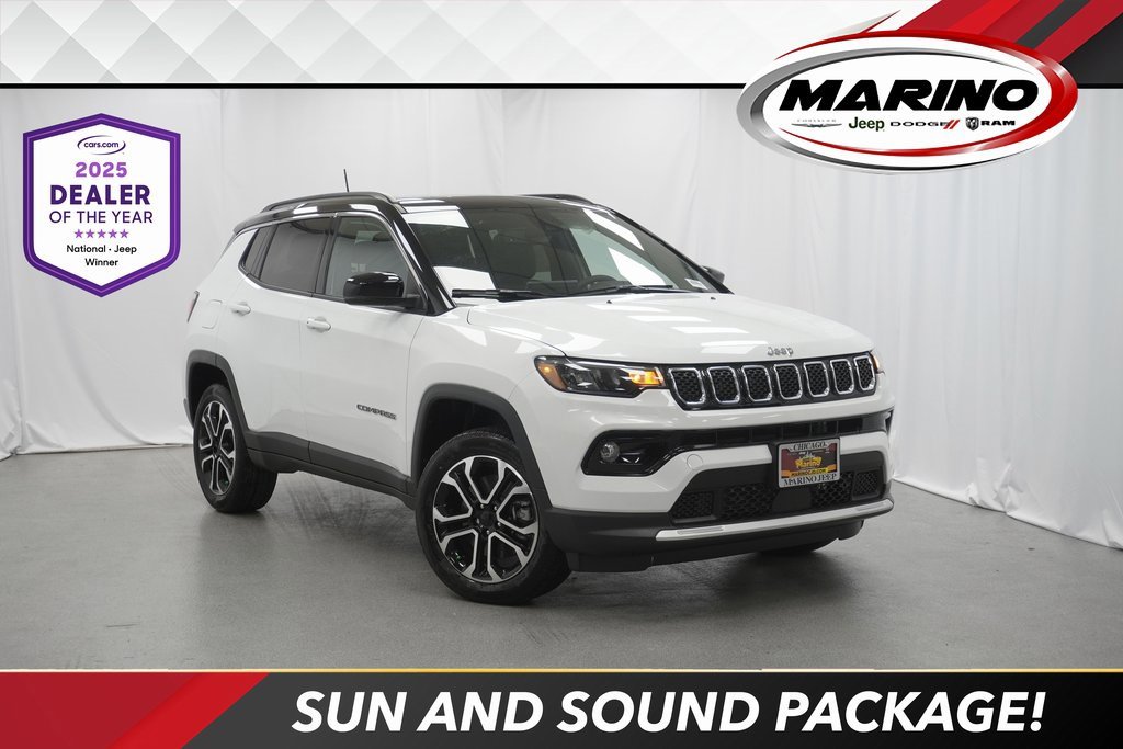 Certified 2024 Jeep Compass Limited w/ Sun and Sound Group