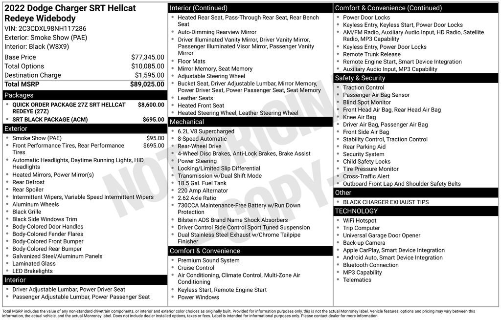 Used 2022 Dodge Charger SRT Hellcat image 38