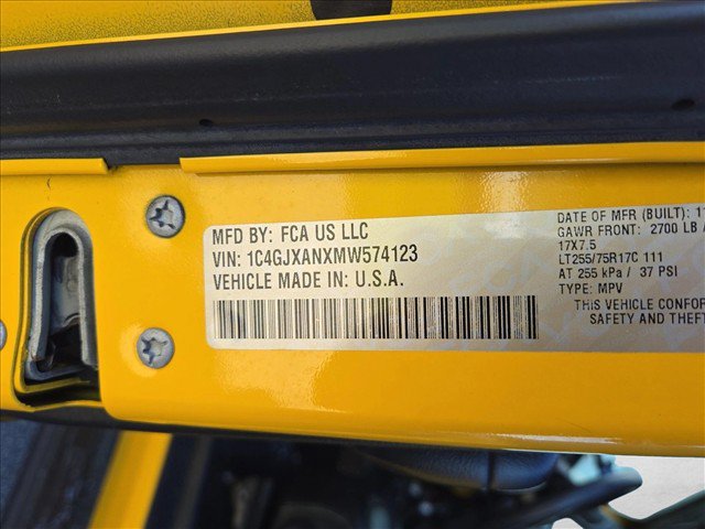 Used 2021 Jeep Wrangler Sport AWD/4WD image 25