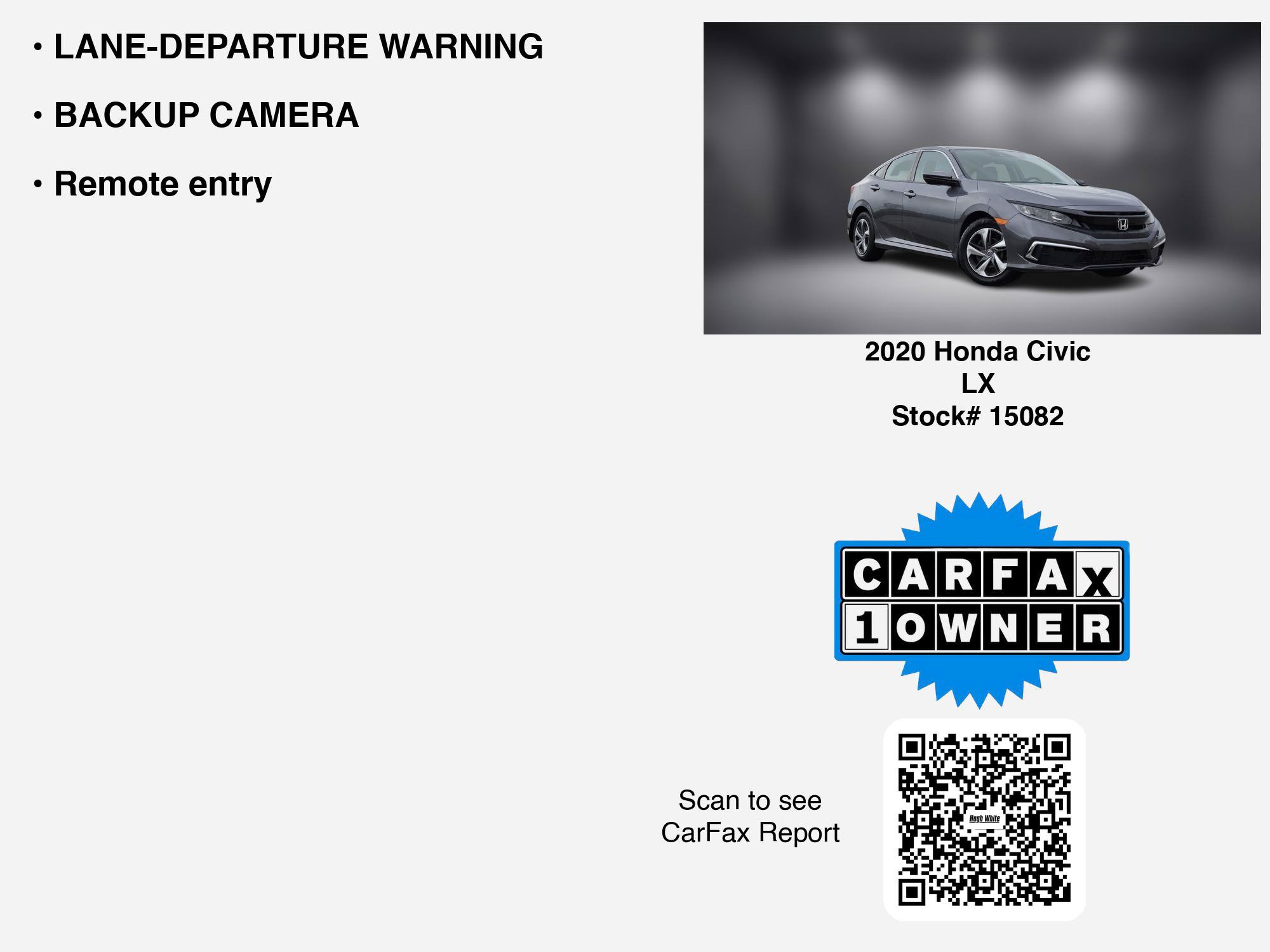 Used 2020 Honda Civic LX image 7