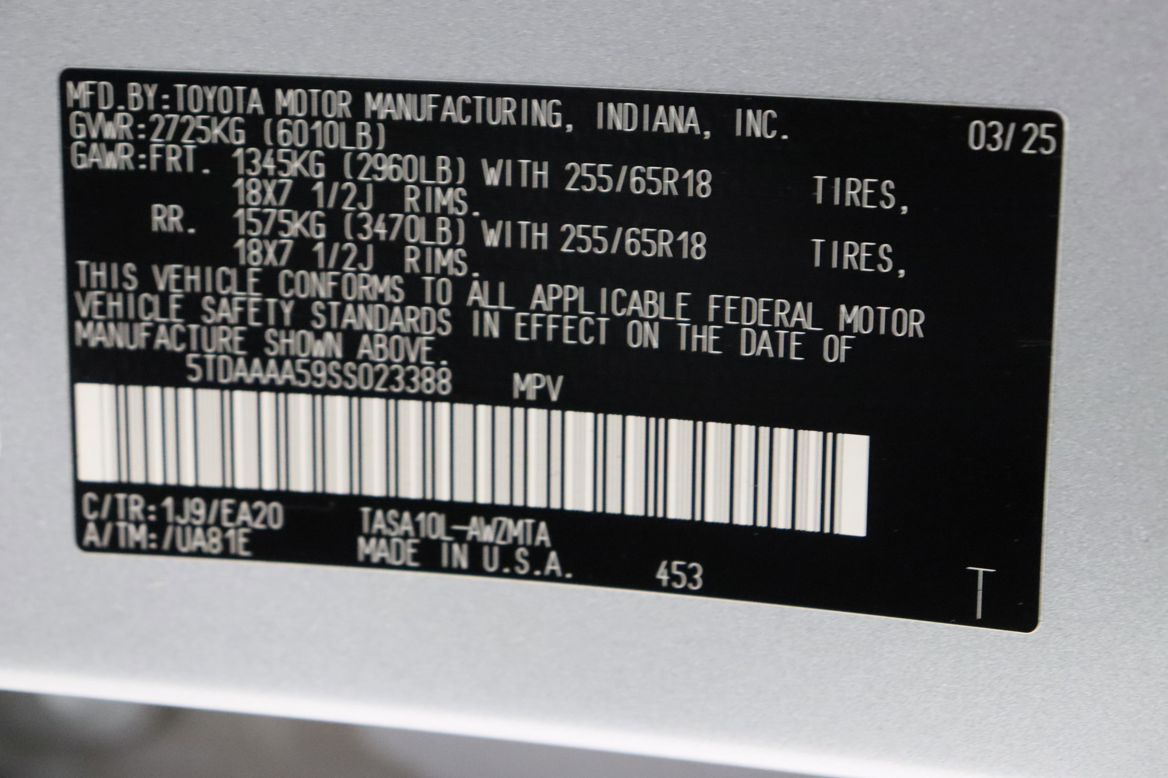 Used 2025 Toyota Grand Highlander FWD image 44