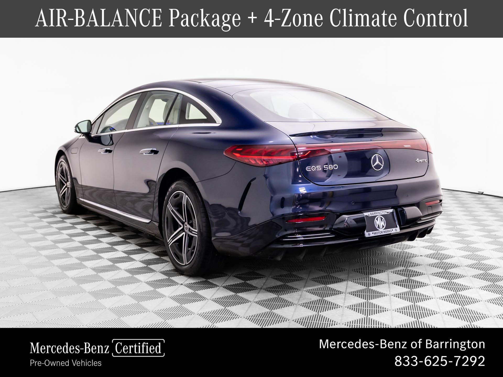 Used 2023 Mercedes-Benz EQS 580 4MATIC Sedan video 3