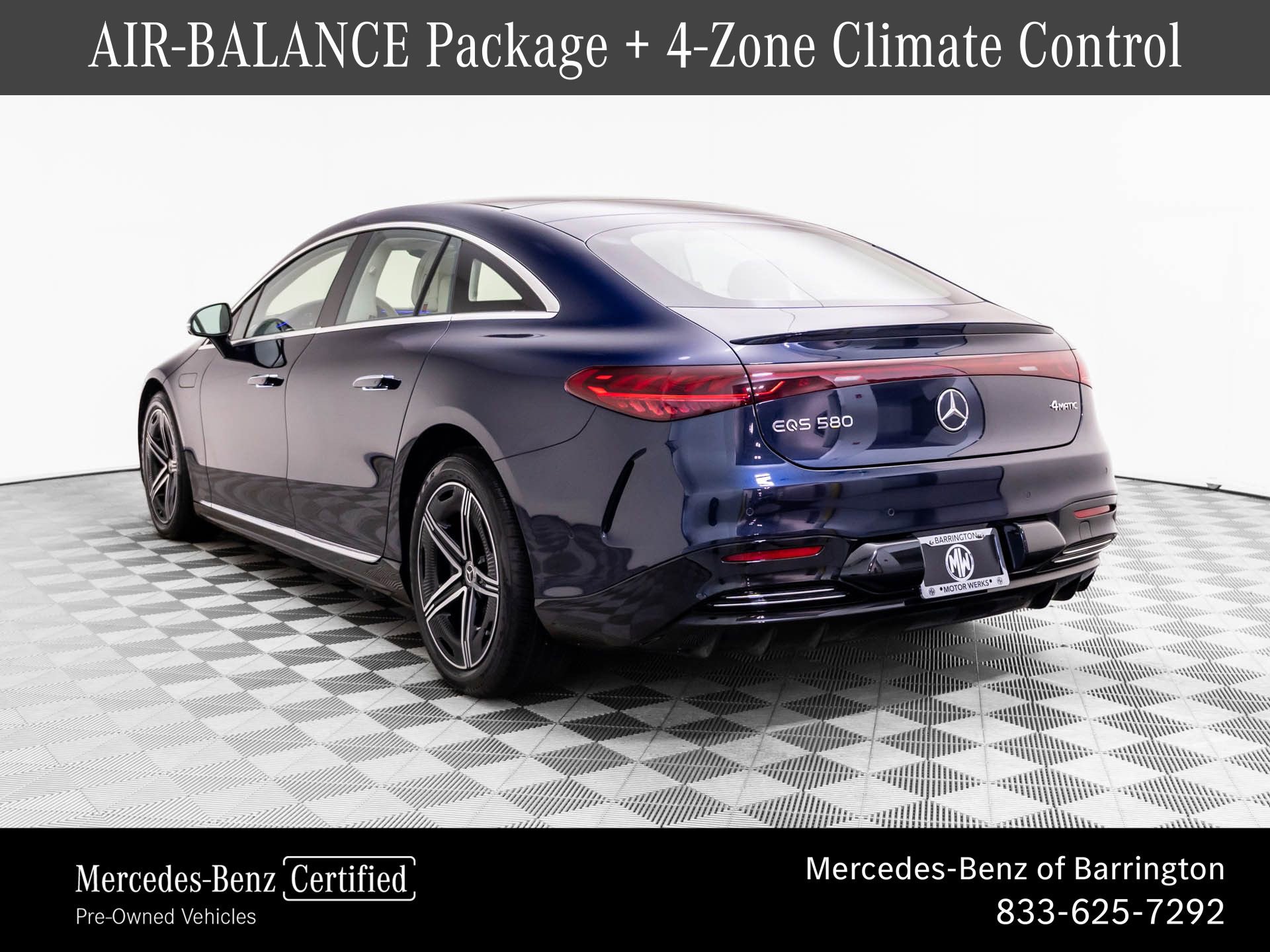 Used 2023 Mercedes-Benz EQS 580 4MATIC Sedan image 3