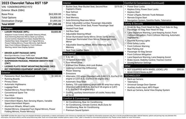 Certified 2023 Chevrolet Tahoe RST w/ Luxury Package image 32