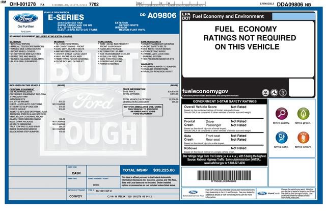 Used 2013 Ford E-250 and Econoline 250 Extended w/ PWR Group RWD image 15
