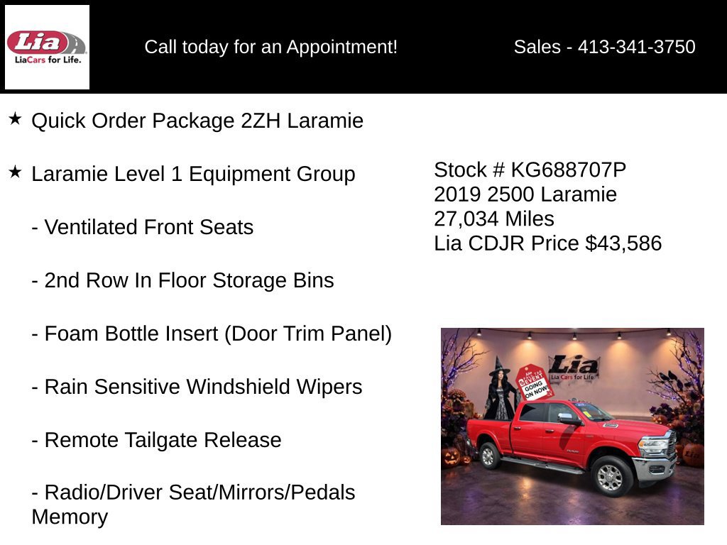 Certified 2019 RAM 2500 Laramie AWD/4WD image 6