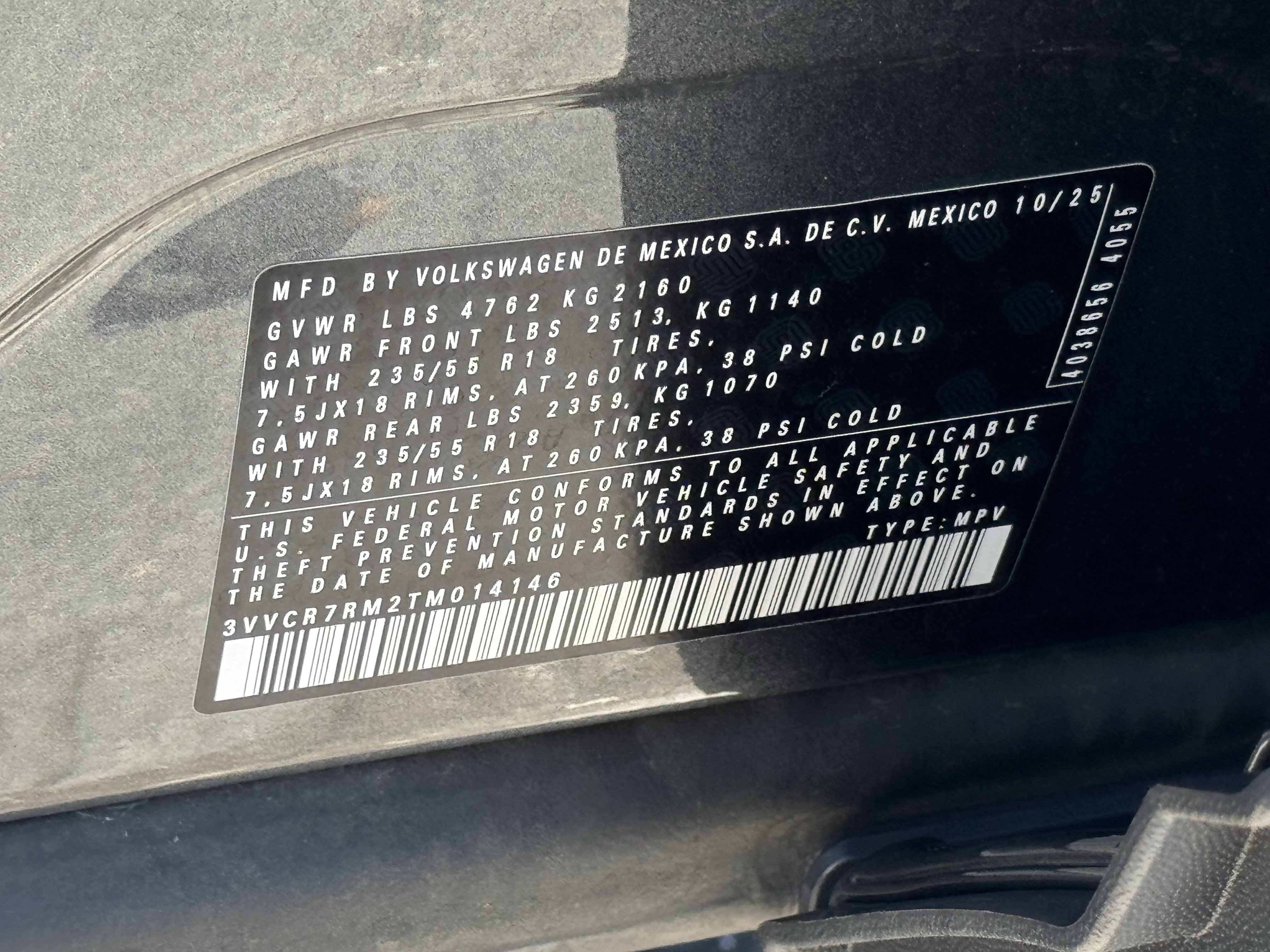 Used 2026 Volkswagen Tiguan S FWD image 38