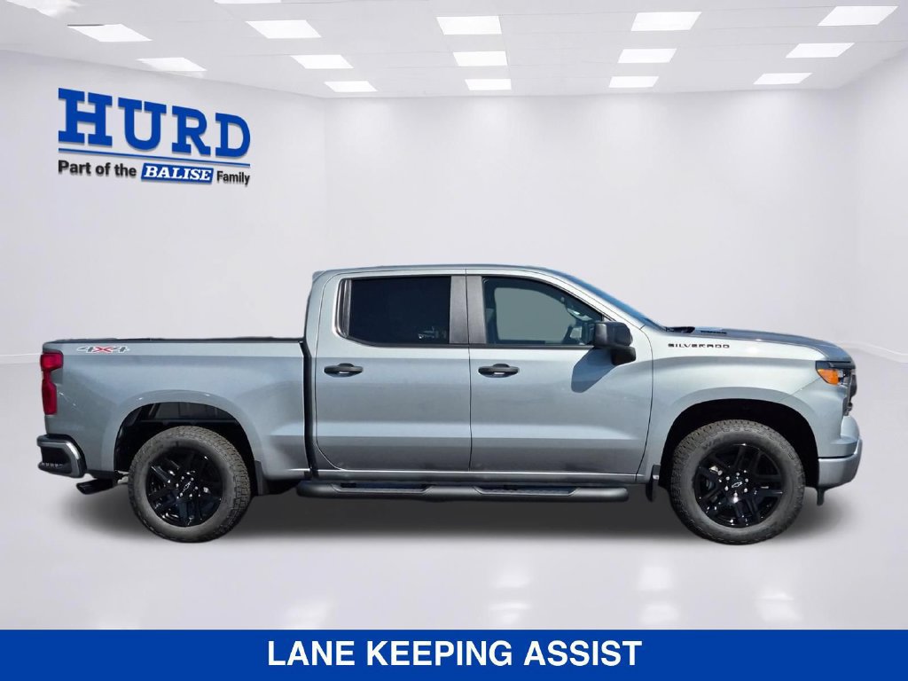New 2026 Chevrolet Silverado 1500 Custom w/ Turbomax Blackout Package AWD/4WD image 3
