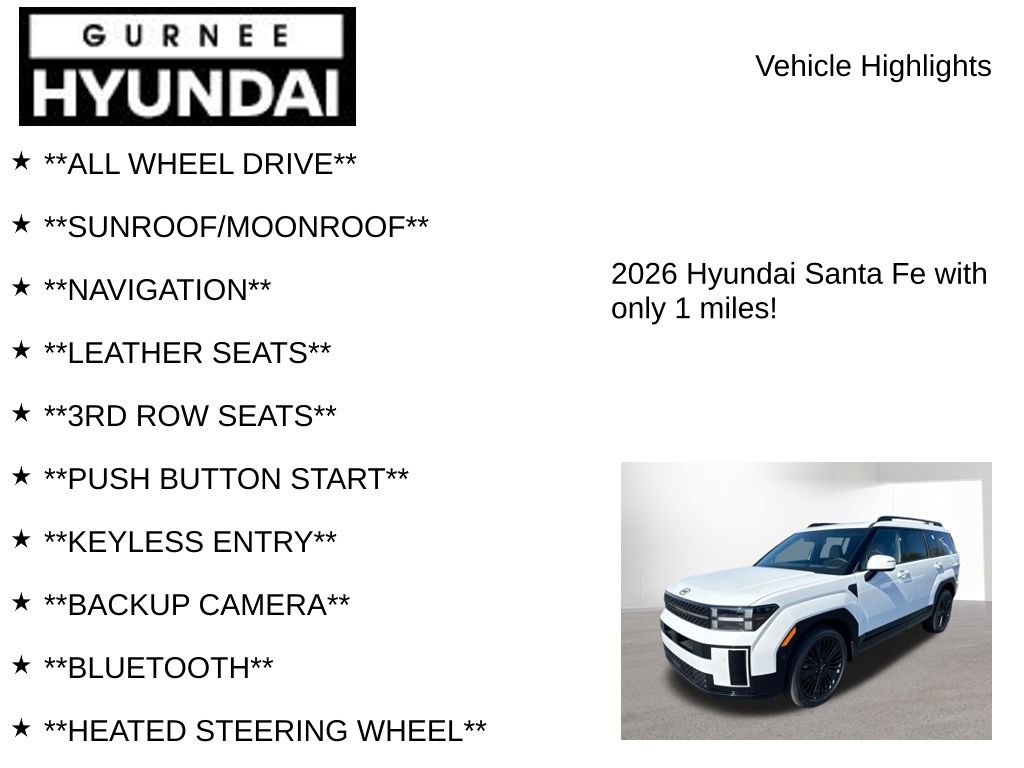 New 2026 Hyundai Santa Fe Calligraphy image 8