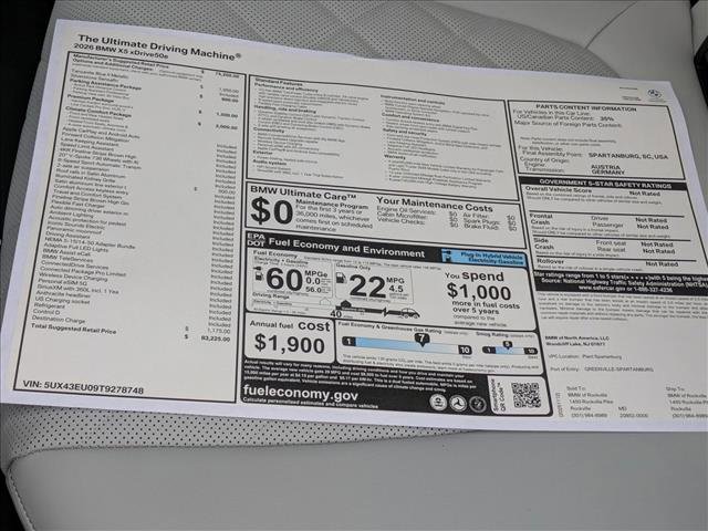 New 2026 BMW X5 xDrive50e w/ Climate Comfort Package image 19