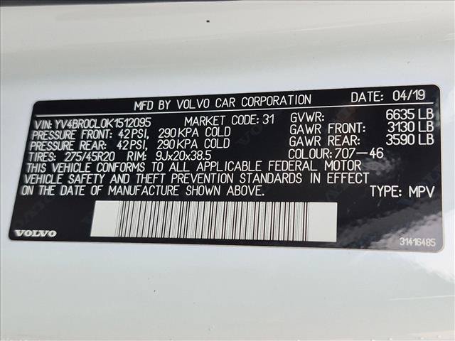Used 2019 Volvo XC90 T8 Inscription w/ Advanced Package AWD/4WD image 15