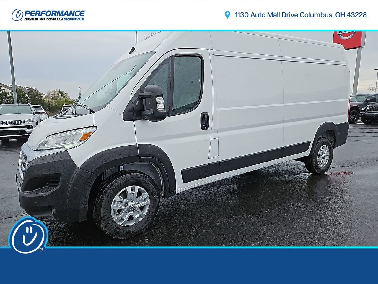 New 2025 RAM ProMaster 2500 w/ Quick Order Package 22G SLT