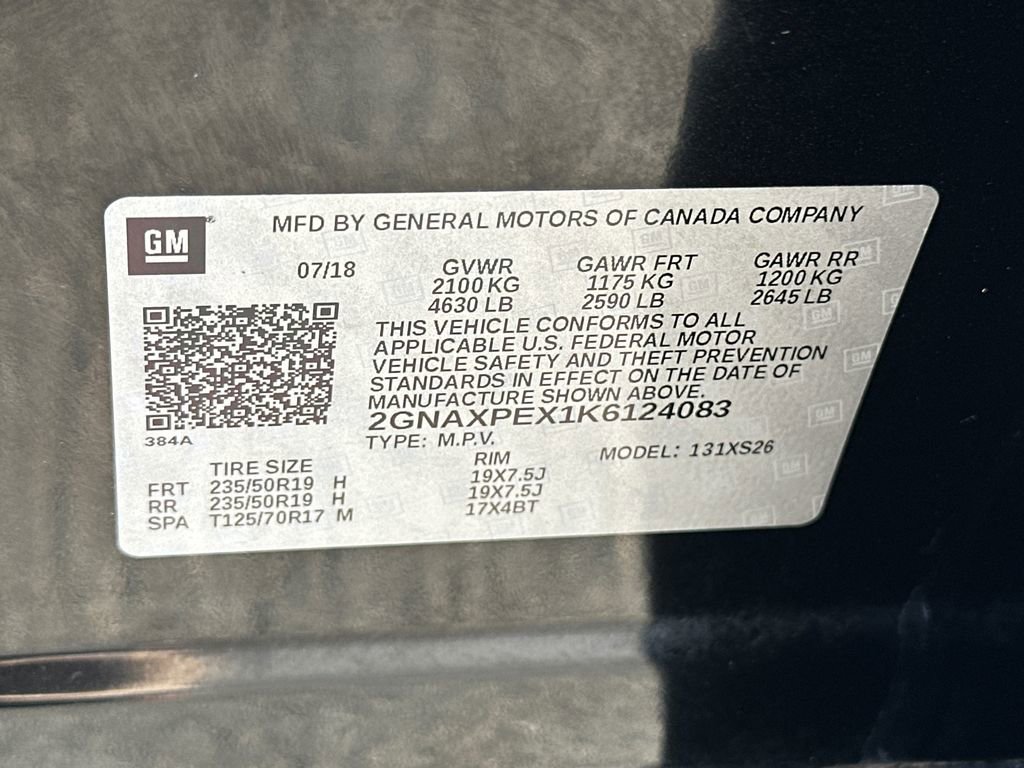 Used 2019 Chevrolet Equinox Premier image 35